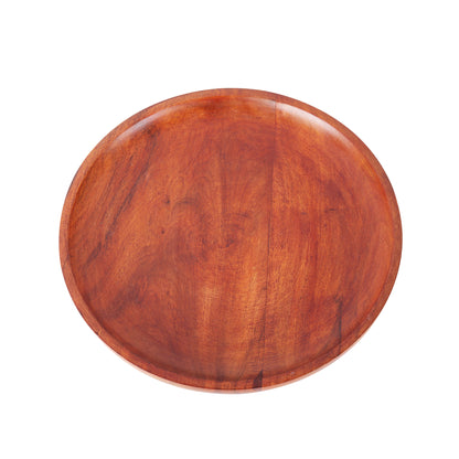 Linden Decor's ARDERA Wooden Cake Stand  on White Background