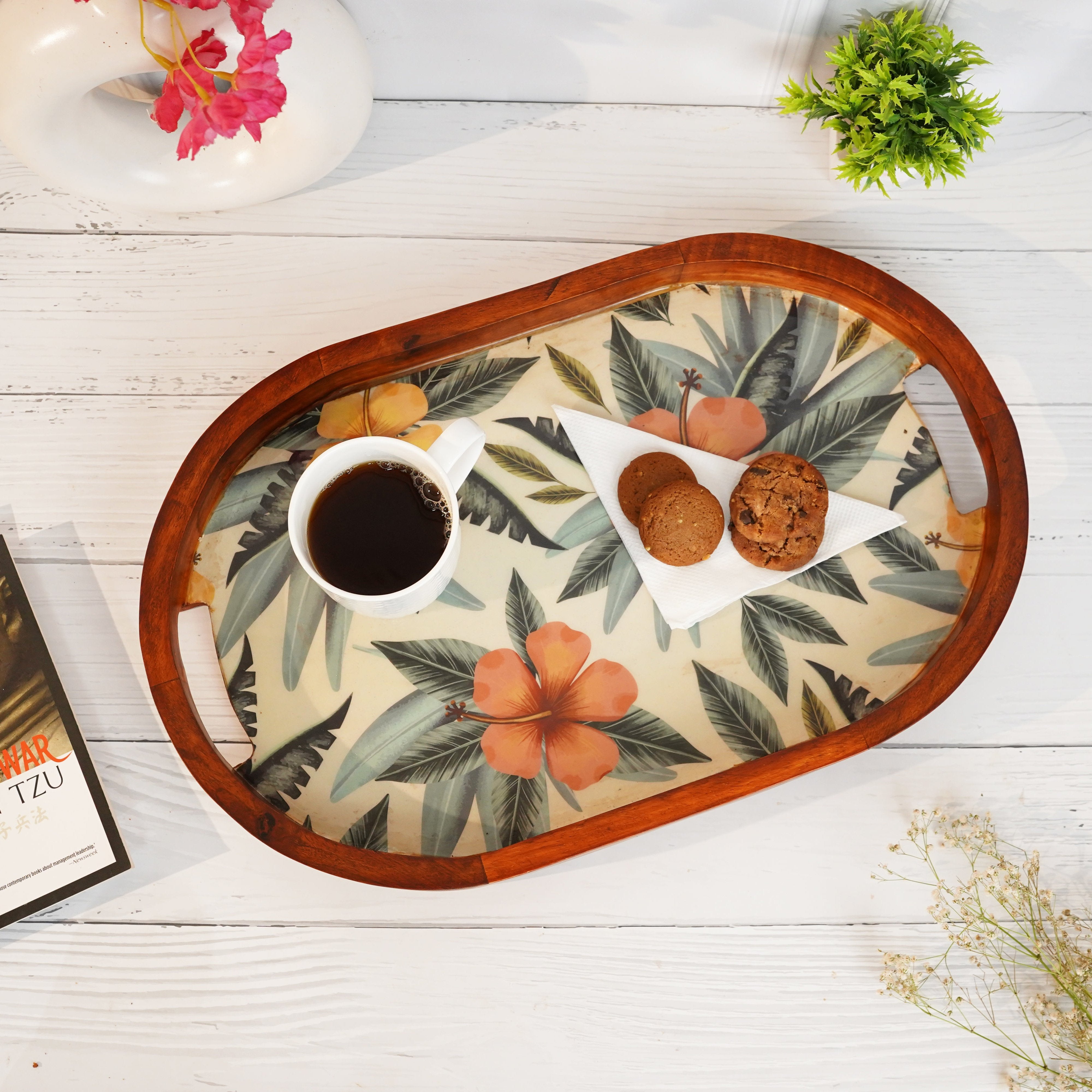 RIGA Wooden Tray - Walnut